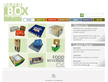 Tablet Screenshot of paper-box.com.hk